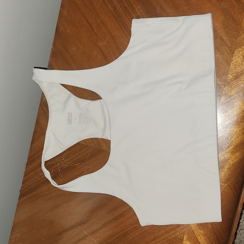 Girlfriend Collective Cream Paloma Racerback Bra XL